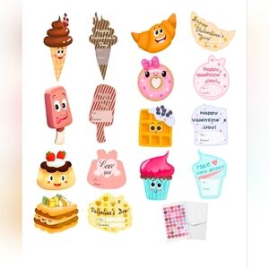 (32) Kids' Valentine's Day Gifts Cards with Envelopes Sweet Treats Classroom